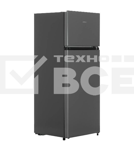 Холодильник Kraft KF-DF340S серебристый двухкамерный 164/41л морозилка сверху