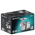 Мясорубка электрическая Eurostek EMG-AS04M серебристый, 2500 Вт, 2.5 кг/мин, реверс, защита от перегрузки, насадки - 5, фото3