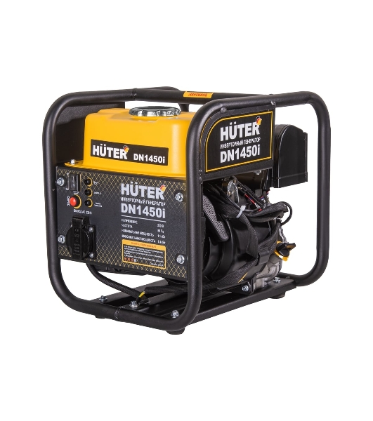 Электрогенератор бензиновый инверторный Huter DN1450i, 1.3 кВт, 96 дБ, 12.42 кг
