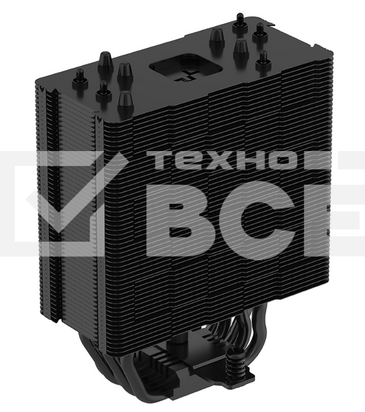 Кулер для процессора DEEPCOOL AG500 BK ARGB черный, 120 мм, алюминий/медь, 1850 об/мин, 29.4 дБ, 4 pin, 240 Вт, 155 мм