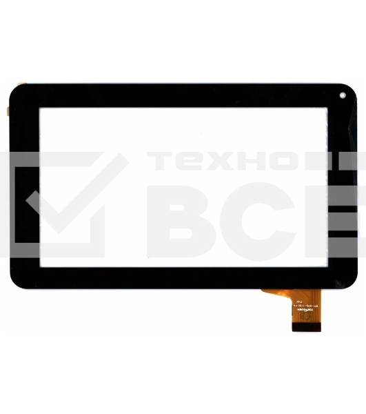 Сенсорное стекло (тачскрин) для DNS E76, черное