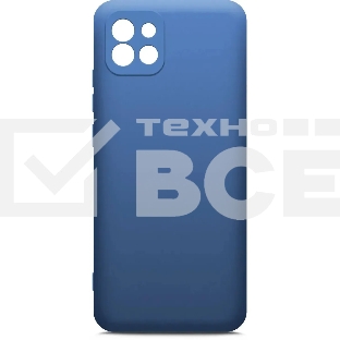 Чехол (клип-кейс) BoraSCO Microfiber Case для Samsung Galaxy A03 синий