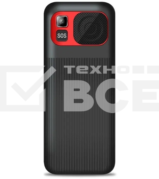 Мобильный телефон TeXet TM-315 черный-красный