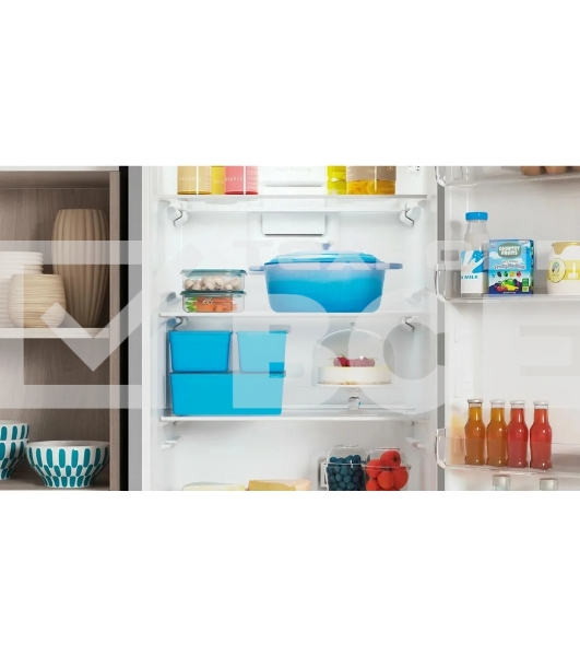 Холодильник Indesit ITS 4180 G серебристый двухкамерный 220/78л морозилка снизу, No Frost