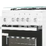 Газовая плита De Luxe 5040.40г(кр)чр 016 кофе с молоком Типоразмер 50*50см, эл. розжиг в ручке, терморегулятор, система 