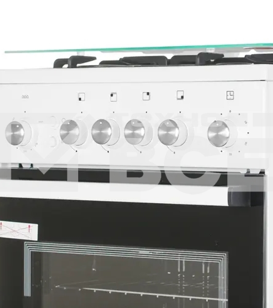Газовая плита De Luxe 5040.40г(кр)чр 016 кофе с молоком Типоразмер 50*50см, эл. розжиг в ручке, терморегулятор, система 