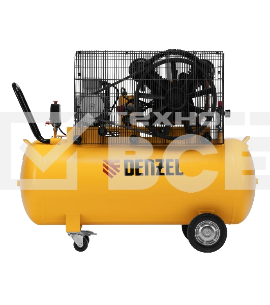 Компрессор воздушный рем. привод BCV 4000-T/200, 4,0 кВт, 200 литров, 690 л/мин Denzel