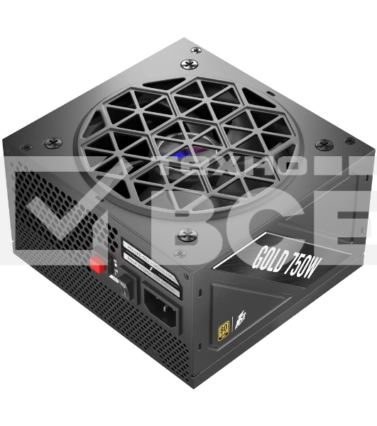 Блок питания 1STPLAYER NGDP Gold 750W, 750Вт, 80 PLUS Gold, 120мм, модульный, черный