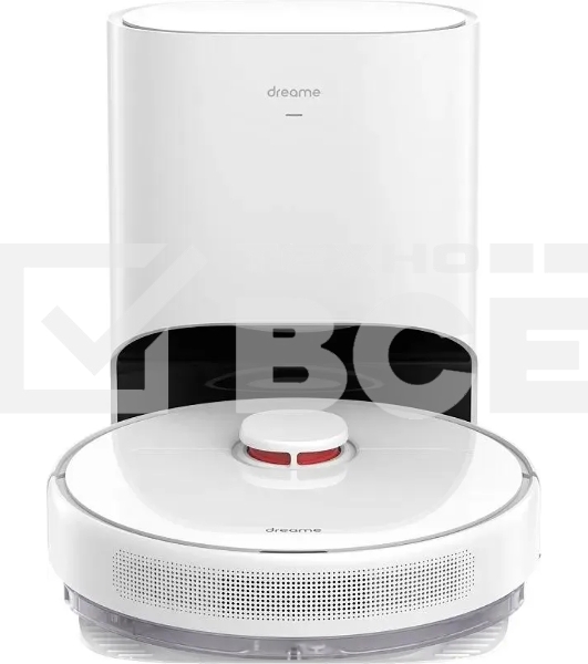 Робот-пылесос DreameBot Robot Vacuum and Mop D9 Plus белый, 3200 мА*ч Li-Ion, уборка влажная/сухая, пылесборник контейнер 0.4 л