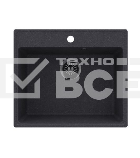 Кухонная мойка Maunfeld Perla 580 MFQS-580DGR темно-серый