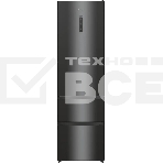 Холодильник Hisense RM469N4AFD1 двухкамерный, черный, 229/113, морозилка снизу, Total No Frost, фото 1
