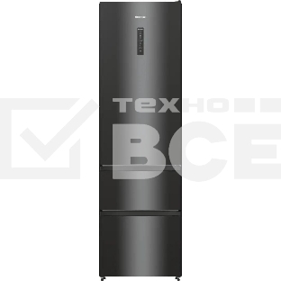 Холодильник Hisense RM469N4AFD1 двухкамерный, черный, 229/113, морозилка снизу, Total No Frost