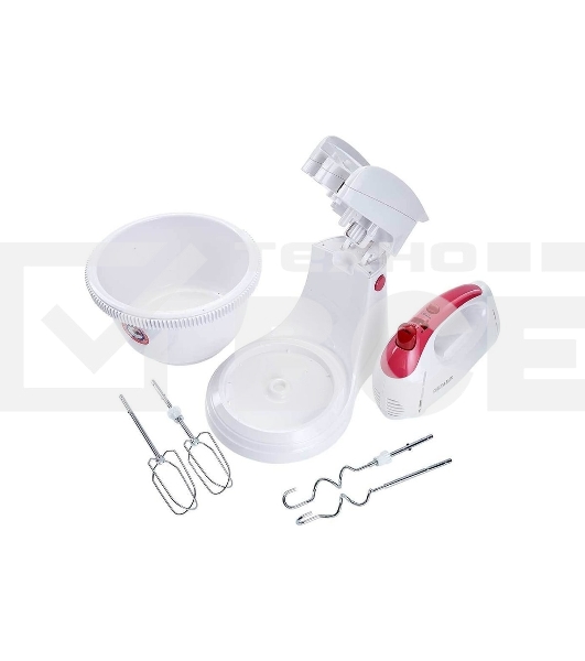 Миксер Delta LUX DL-5071C белый/розовым