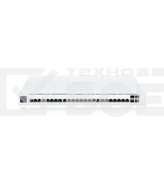 Коммутатор Ubiquiti UISP Switch Pro PoE-коммутатор, 24х 1G RJ45, 4х 10G SFP+, раздача 220 Вт