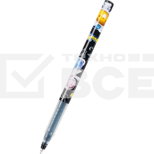 Ручка гелевая Deli Mong Kicks EG31-BK черная, черные чернила, линия 0.5мм