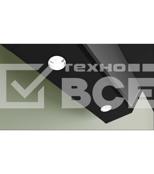 Вытяжка наклонная Bosch DWK96PJ60T черный, 60 см, 700 куб. м/ч, 71 дБ