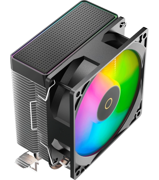 Кулер для процессора Ocypus Gamma A20 BK ARGB, 92mm FARGB FAN, Top FARGB Panel, 2 HEAT PIPES, 3-PIN, 1900 RPM, 21DBA, HYDRO BEARING, LGA115X/1200/1700/18XX, AM4/AM5