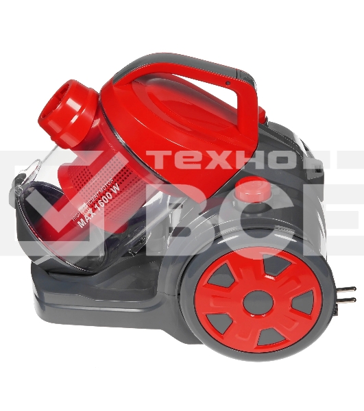 Пылесос Sakura SA-8312R красный/серый, 300/1600 Вт, уборка сухая, пылесборник контейнер 1.5 л