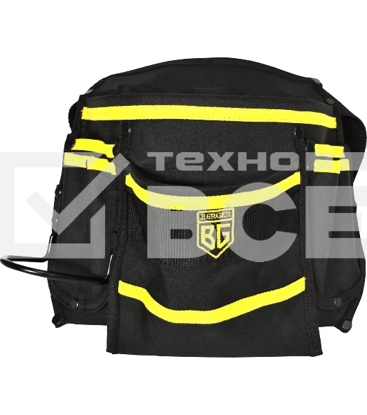 Сумка поясная для инструментов BERGER ЛЕНС BG1197 на пояс 11 карманов