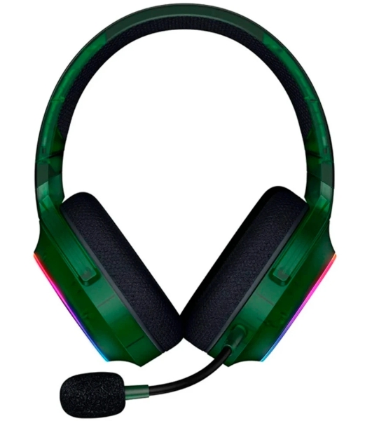 Гарнитура Razer Barracuda X Chroma Phantom Green Edition зелёный, беспроводная, Bluetooth, до 70 ч, подсветка