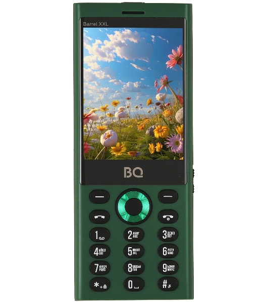 Мобильный телефон BQ 3598 Barrel XXL зеленый/черный