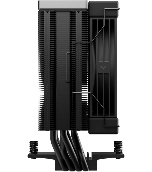 Кулер для процессора DEEPCOOL AK400 G2 DIGITAL NYX LGA1851/1700/1200/115X/AM5/AM4 (12шт/кор, TDP 220W, PWM, Fan 120mm, 4 тепл. трубки, черный) RET