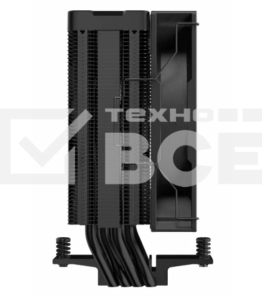 Кулер для процессора DEEPCOOL AG400 DIGITAL BK черный, 120 мм, алюминий/медь, 2100 об/мин, 31.6 дБ, 4 pin, 220 Вт, 152.7 мм