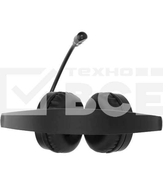 Гарнитура проводная с микрофоном Оклик HS-M500 черный 1.8м накладные оголовье (1900379)