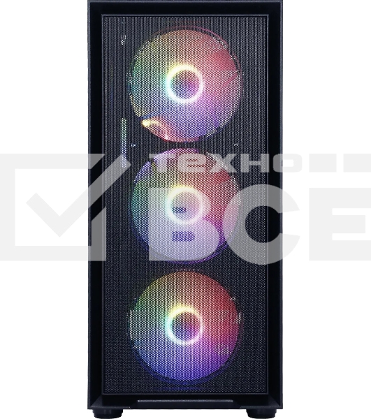 Компьютерный корпус Accord M203 черный без БП ATX 2xUSB2.0 1xUSB3.0 1xUSB3.1 audio bott PSU