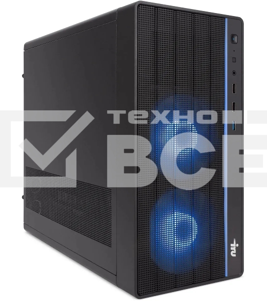 ПК IRU Game 510H6SEA MT i5 12400F (2.5) 16Gb SSD512Gb RTX3050 6Gb Free DOS GbitEth 500W черный (2023150)