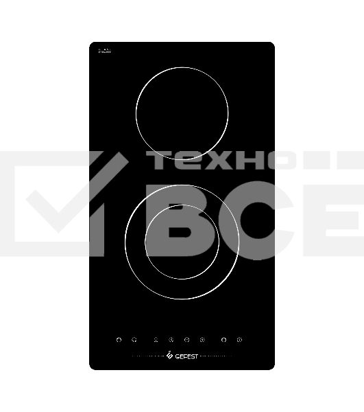 Электрическая варочная поверхность Gefest 4002 K5 15735000