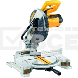 Торцовочная пила DeWalt DW714 1650Вт,4600 об/мин,254x30 мм,рез 89 мм