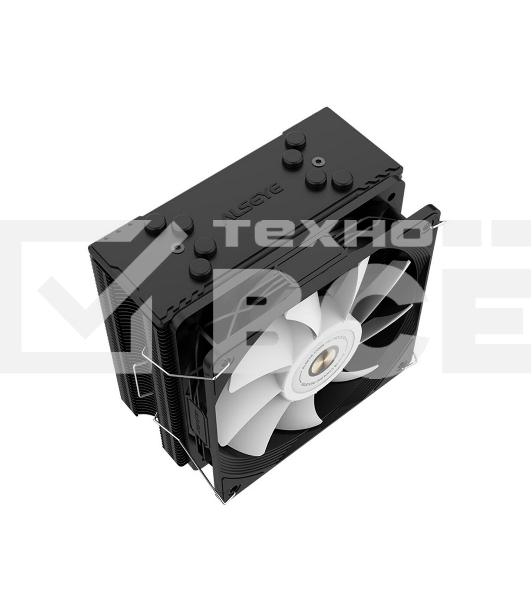 Кулер для процессора Alseye N120-B черный, 120 мм, алюминий/медь, 1800 об/мин, 4 pin, 180 Вт, 156 мм