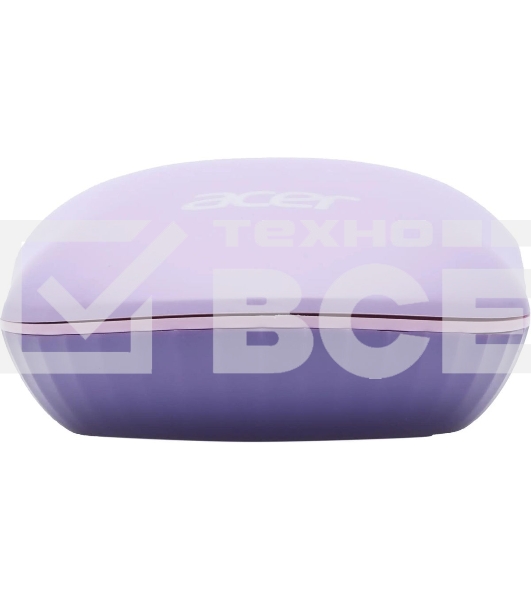 Мышь беспроводная Acer OMR205 фиолетовый, 1200 dpi, радиоканал, USB, кнопки - 3
