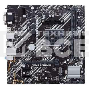 Материнская плата ASUS PRIME B450M-K II, Socket AM4, AMD B450, 2xDDR4, 4xSATA, 1xM.2, 1xPCIe 3.0 x16, 2xPCIe x1, 1xDVI-D, 1xHDMI, 1xVGA, 1x 1Gb LAN, 4xUSB-A 3.2 Gen 1, 2xUSB-A 2.0, 3x3.5 мм, 7.1, mATX