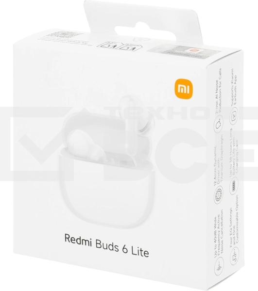 Наушники беспроводные Redmi Buds 6 Lite белый M2349E1