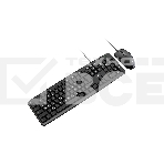 Клавиатура и мышь ABR KM600 черный, интерфейс USB, проводной, RU/EN, фото5