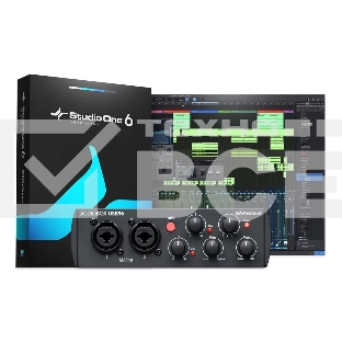 Аудиоинтерфейс USB Presonus AudioBox USB 96 25th Anniversary Edition [2777700105] 24 бит/96 кГц, дин. диапазон 104 дБ, 2x Combo XLR/TRS микрофонный/инструментальный вход, питание +48 В, 2х1/4