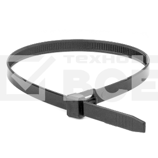 Хомут кабельный DKC 25350SR 7.6х200 полиамид многоразовый черный (уп. 100 шт)