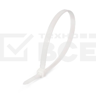 Нейлоновые стяжки Fortisflex КСС 5х500 белый 100 штук