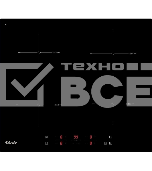 Индукционная варочная панель ARDO IM64BT2