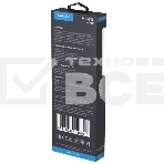 Дата-кабель Maxvi MC-31L USB-Lightning 2.4А, прозрачный корпус, LED подсветка, 1.2м, черный, фото4