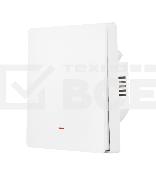 Выключатель HOMMYN настенный zigbee 1 клавиша (без нейтрали) SWZBNN01W