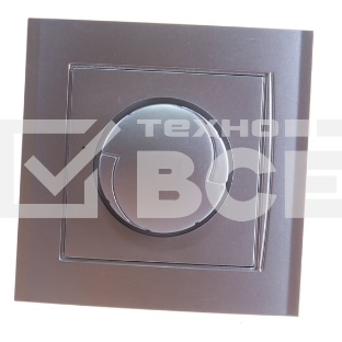 Светорегулятор (диммер) UNIVERSAL Бриллиант серебро