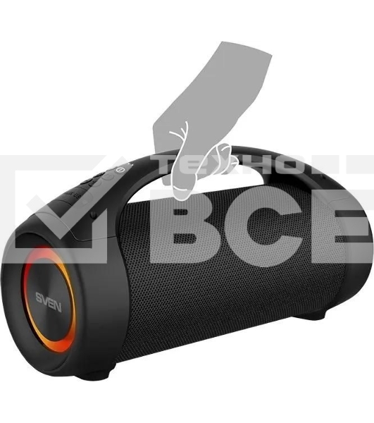 Колонка портативная Sven АС PS-370 черный 40W 2.0 BT