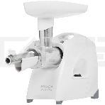 Мясорубка электрическая Аксион М641.02 белый, 2000 Вт, 3 кг/мин, реверс, защита от перегрузки, насадки - 6, фото 1