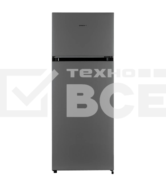 Холодильник Kraft KF-DF340S серебристый двухкамерный 164/41л морозилка сверху