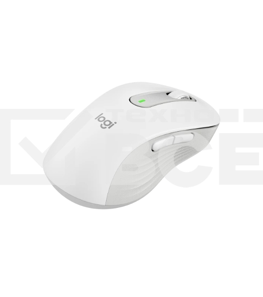 Мышь беспроводная Logitech Signature M650 L белый, 4000 dpi, радиоканал, Bluetooth, USB, кнопки - 5