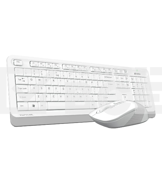 Клавиатура + мышь A4Tech Fstyler FG1010S клав:белый/серый мышь:белый/серый USB беспроводная Multimedia Touch (FG1010S WHITE)