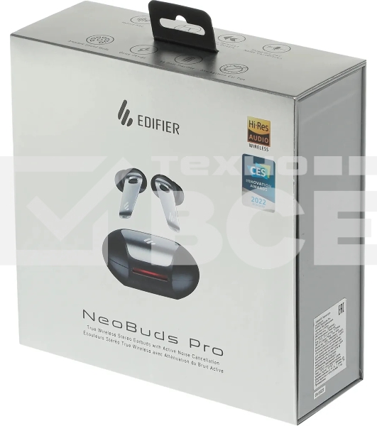 Гарнитура вкладыши Edifier NeoBuds Pro черный беспроводные